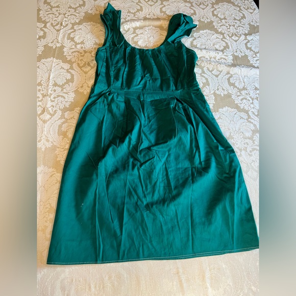 Women’s Banana Republic Sage Green Dress with ruffles - Picture 2 of 5